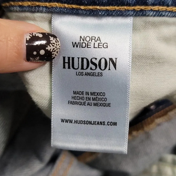HUDSON NORA High-rise Wide-leg Jeans - Picture 13 of 13